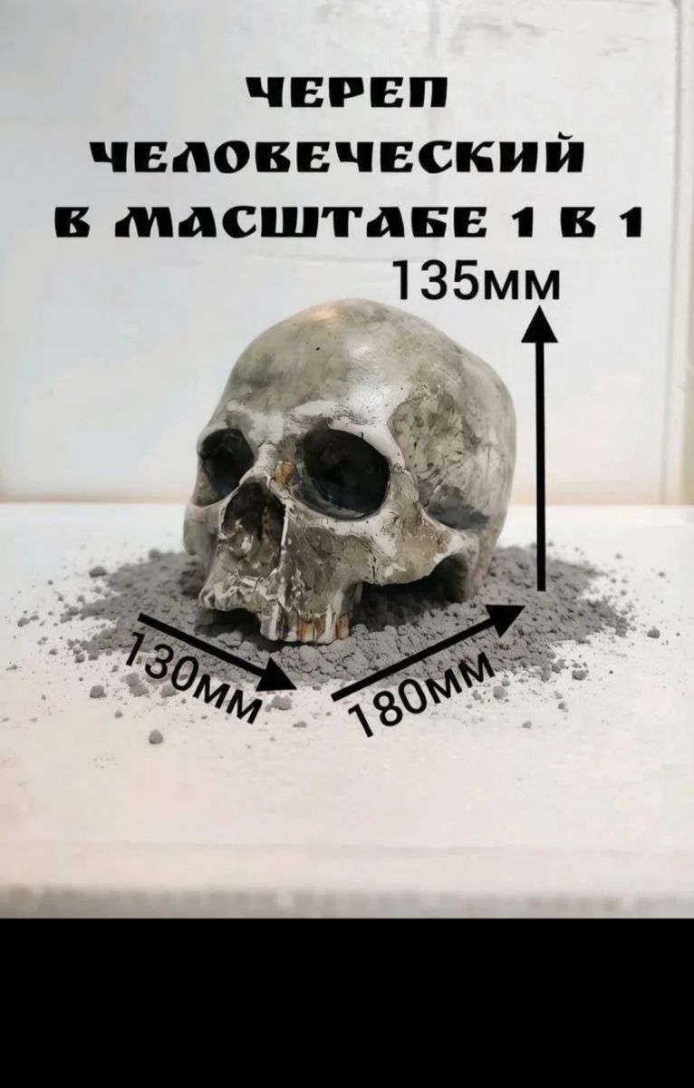 Череп "Обугленный"